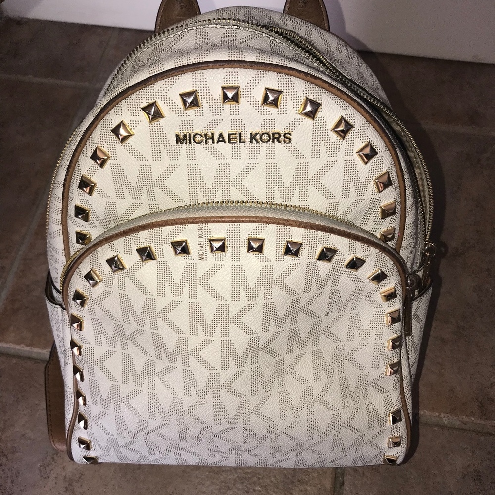 Michael Michael Kors Vanila Studded Backpack